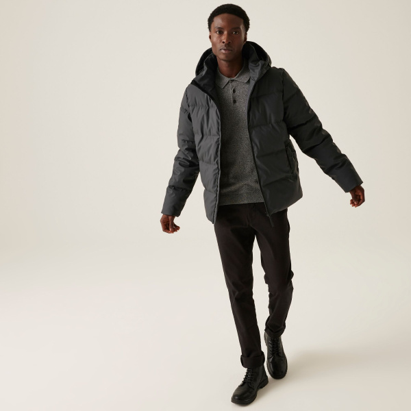 Men`s Saltern Quilted Jacket, 61I, L