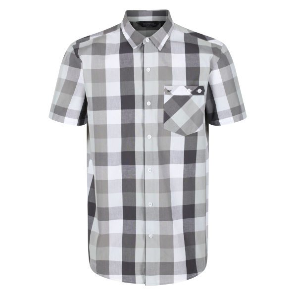 Men`s shirt Ramiel Short Sleeved Checked Shirt, F21, M