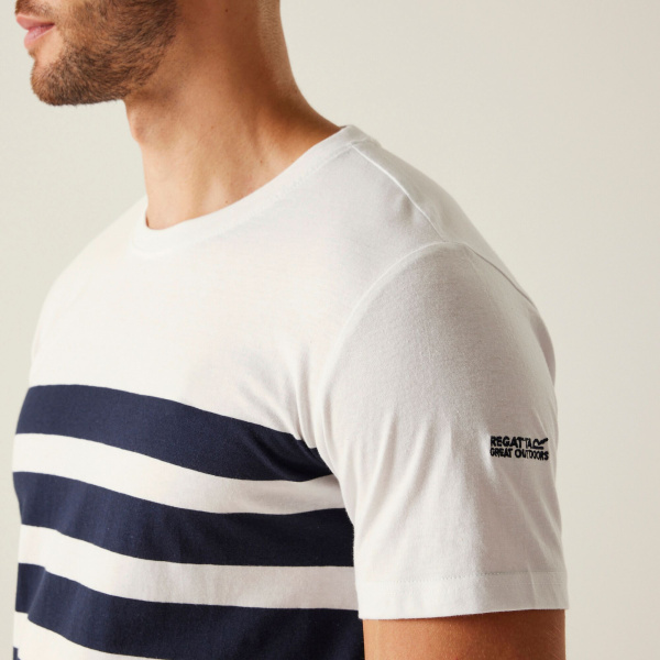 Men`s Shorebay III Striped T-Shirt, 061, S