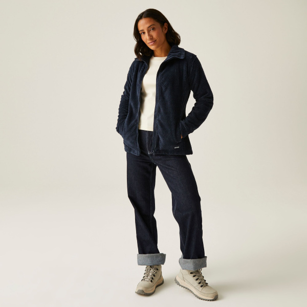 Women`s Heidy Fluffy Full Zip Fleece, 540, 12 Women`s Heidy Fluffy Full Zip Fleece, 540, 12