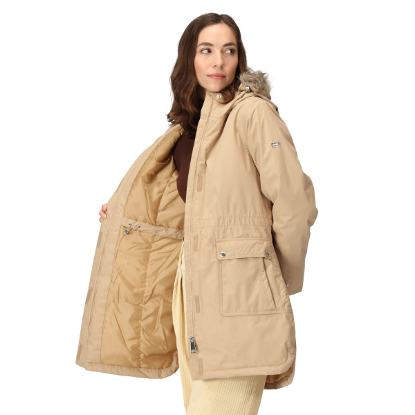 Sieviešu ūdensizturīga siltināta virsjaka Sabinka Fur Trim Parka Jacket, LM6, 12 Sieviešu ūdensizturīga siltināta virsjaka Sabinka Fur Trim Parka Jacket, LM6, 12